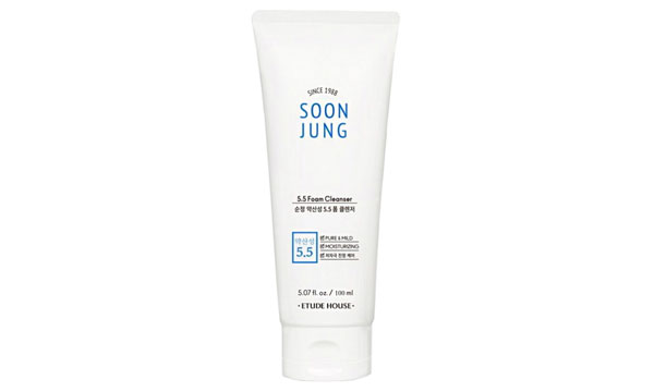 Слабокислотная очищающая пенка ETUDE HOUSE Soon Jung pH 5.5 Foam Cleanser